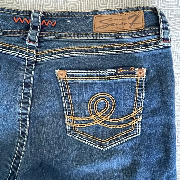 Seven7 Boot Cut Jeans Size 10P - Picture 8 of 16